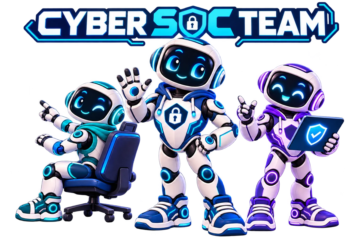 Le mascotte di Poligono Cyber: il Cyber SOC Team
